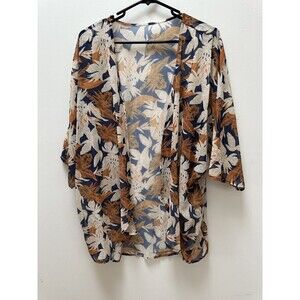 Women's Floral Print Kimono Cover up